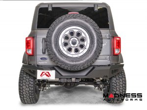 Ford Bronco Spare Tire Relocation Bracket - Fab Fours Ford Bronco Spare Tire Relocation Bracket - Fab Fours